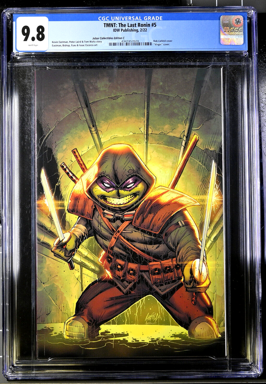 TMNT: The Last Ronin #5 (2022) CGC 9.8 NM/MT White Jolzar Collectibles Virgin C