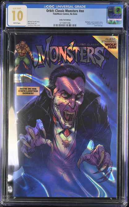 Orbit Classic Monsters (2026) CGC 10 Dracula Foil Venom Lethal Protector LTD 10