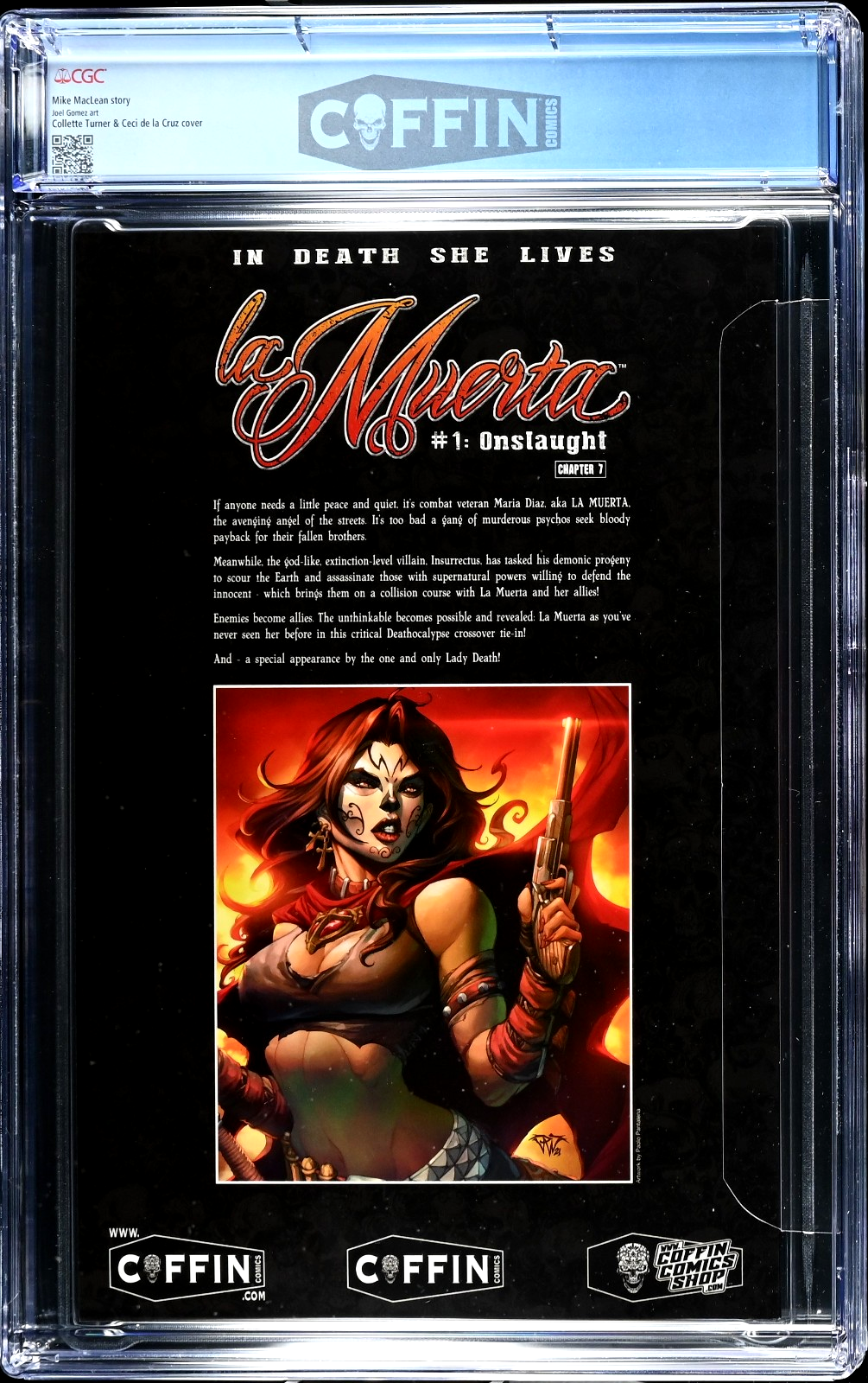 La Muerta: Onslaught (2021) CGC 9.9 MINT Reverence Edition LTD166 Single Highest