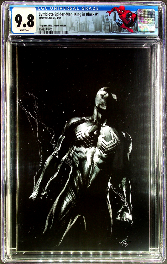 Symbiote Spider-Man King in Black #1 (2020) CGC 9.8 NM/MT Virgin LTD COA 63/700