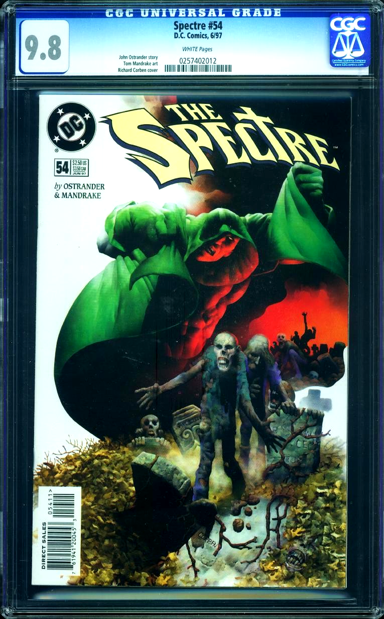 Spectre 54 (1997) CGC 9.8 NM/MT KEY 1st Mr Terrific Superman Legacy Movie RARE