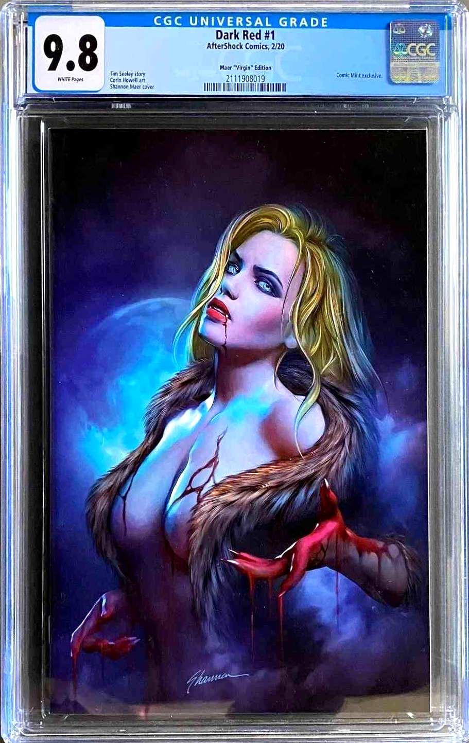 Dark Red #1 (2020) CGC 9.8 NM/MT WHITE Comic Mint Exclusive Shannon Maer Virgin