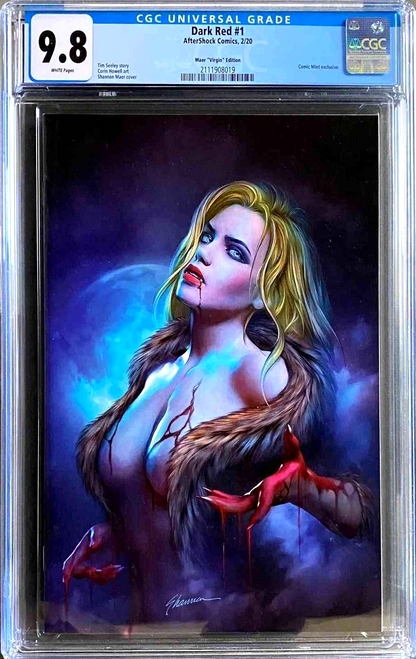 Dark Red #1 (2020) CGC 9.8 NM/MT WHITE Comic Mint Exclusive Shannon Maer Virgin