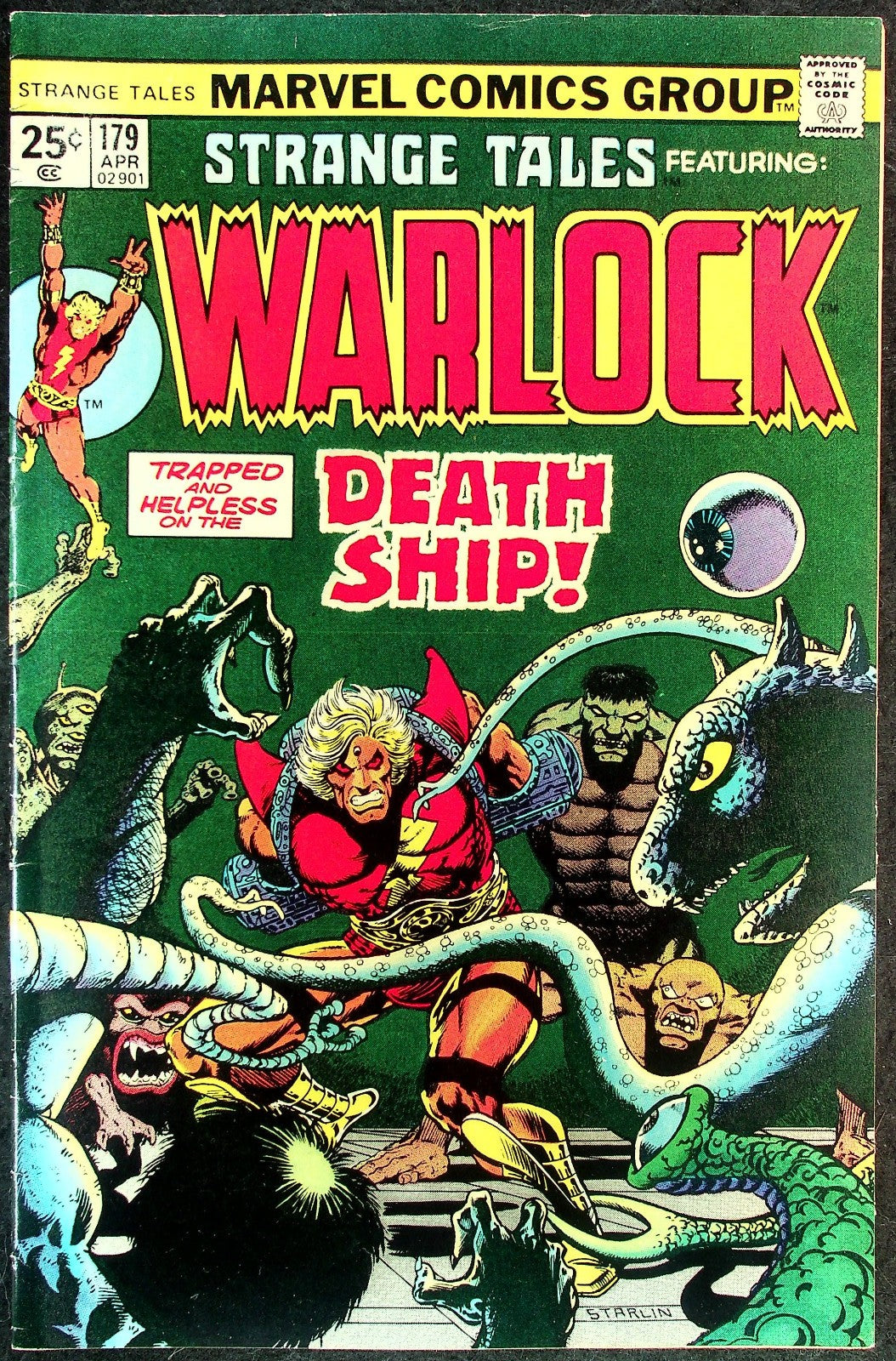 Strange Tales #178 179 180 181 (1975) Warlock KEYS 1st Magus, Gamora & Pip Troll