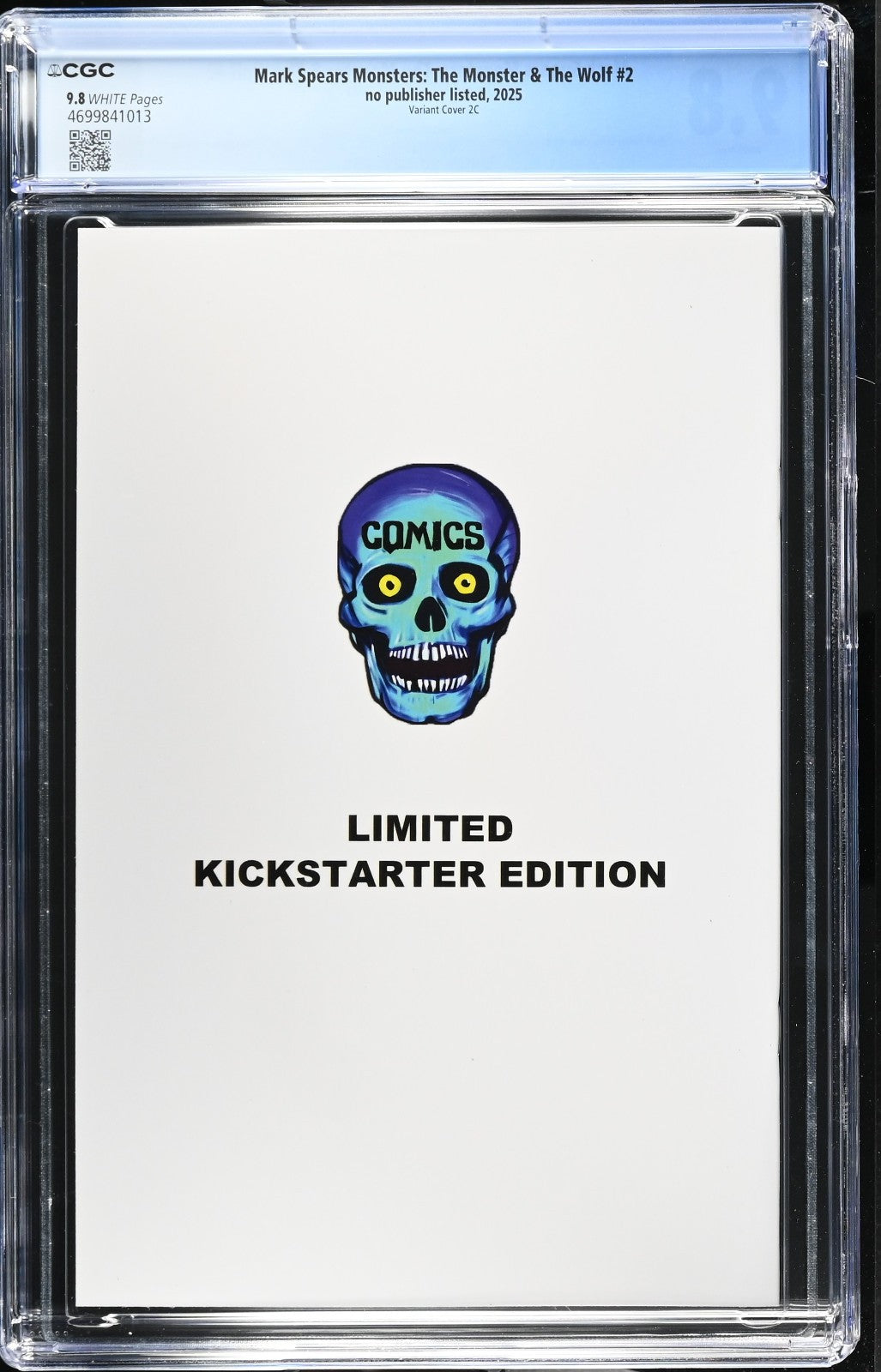 Mark Spears Monster & The Wolf #2 (2025) CGC 9.8 Kickstarter Cvr C Dracula Bride