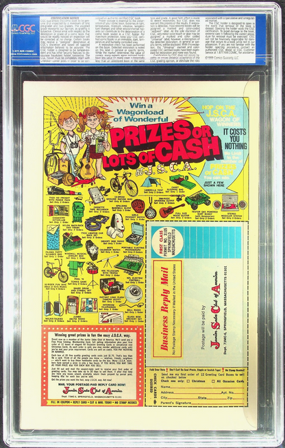 Ghost Rider #1 (1973) CGC 9.6 WHITE KEY 1st Daimon Hellstrom Son Satan OLD Label