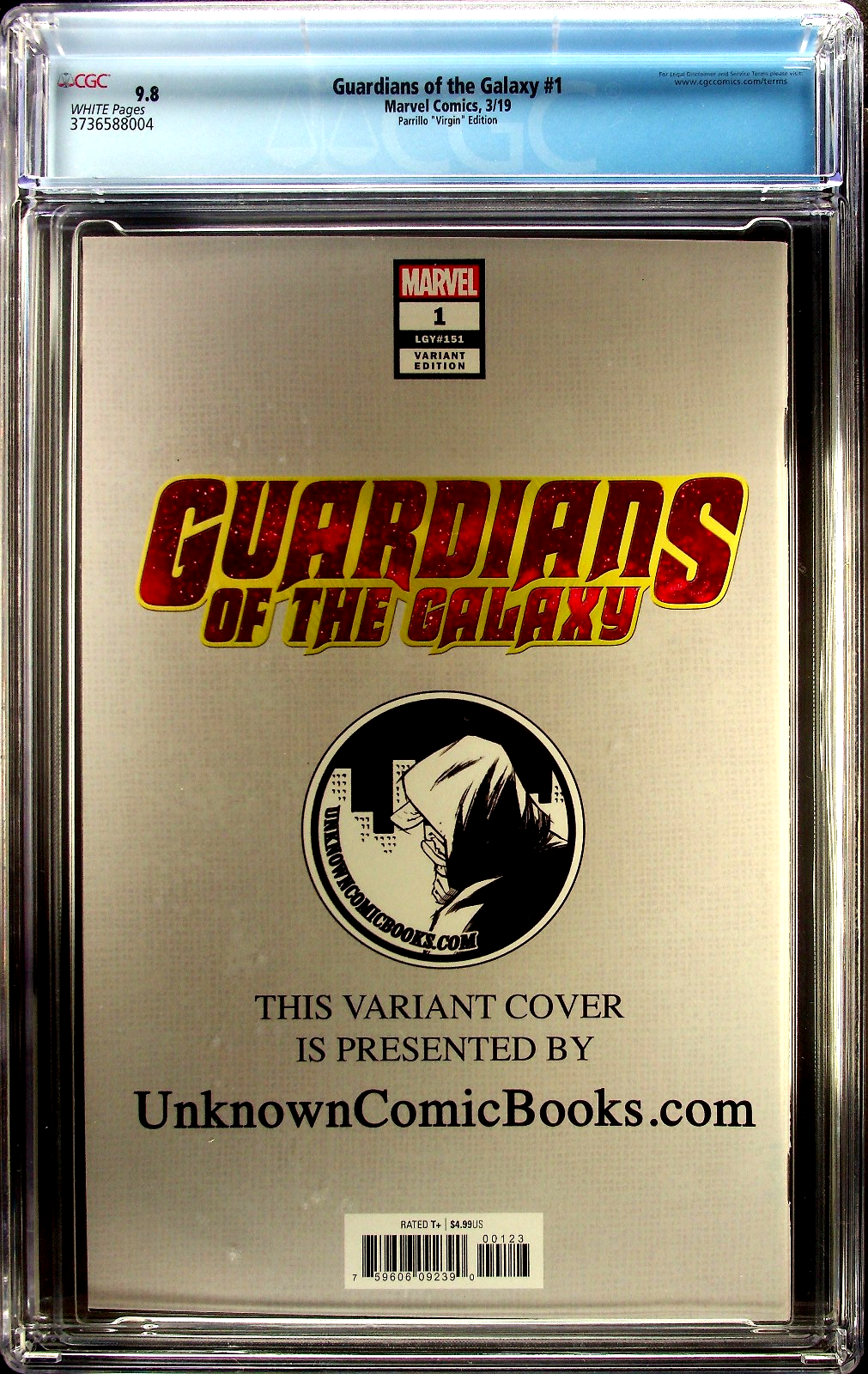 Guardians of the Galaxy #1 (2019) CGC 9.8 NM/MT Virgin Ghost Rider Silver Surfer