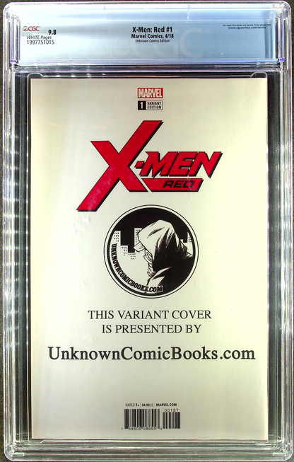 X-Men Red #1 (2018) CGC 9.8 NM/MT WHITE Unknown Dell Otto X-23 Virgin Variant