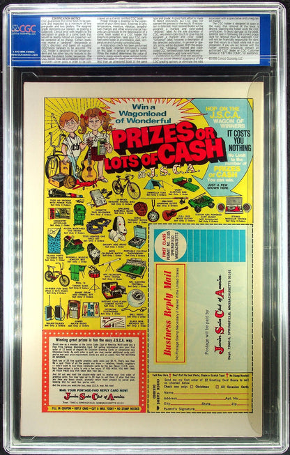 Ghost Rider #1 (1973) CGC 9.6 WHITE KEY 1st Daimon Hellstrom Son Satan OLD Label