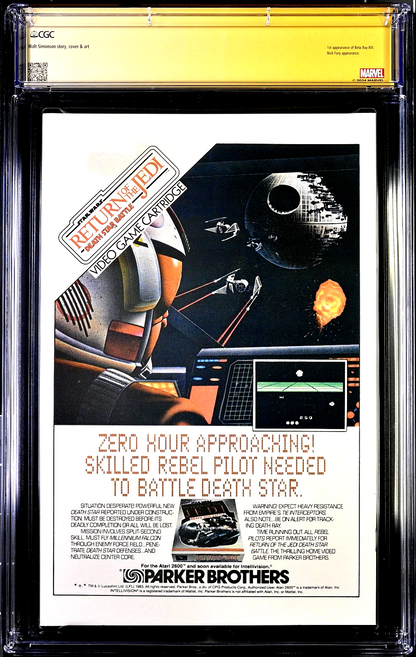 Thor #337 (1983) CGC SS 9.8 Newsstand Sign Sketch Shooter Simonson Custom Label