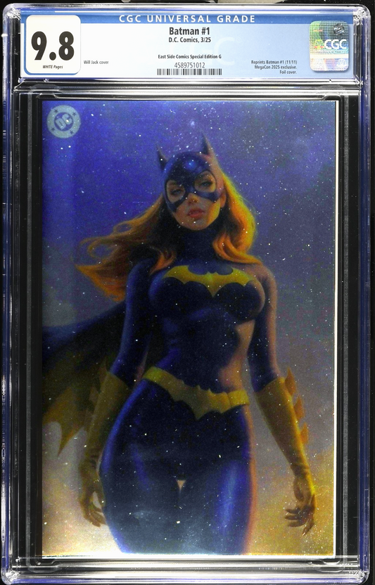 Batman #1 (2011) CGC 9.8 NM/MT Will Jack Full Body Virgin Catwoman Foil Ltd 500