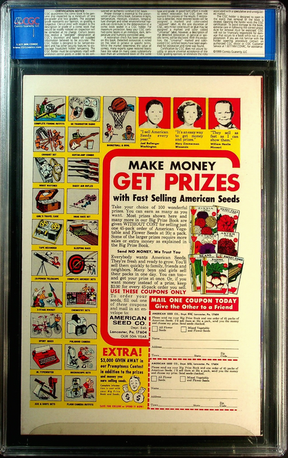 Captain Marvel #1 (1968) CGC 9.4 NM WHITE Pages KEY 1st Issue 3rd App OLD Label