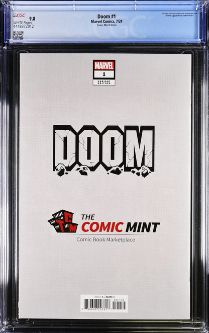 Doom #1 (2024) CGC 9.8 NM/MT Srisuwan Secret Wars #10 Homage Comic Mint LTD: 300