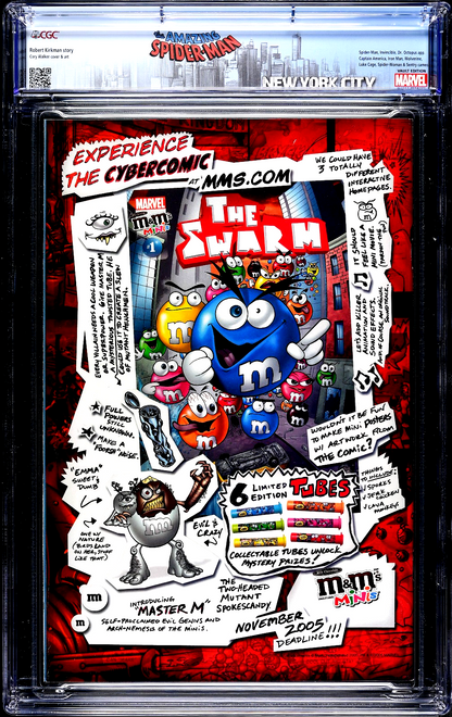 Marvel Team-Up #14 (2006) CGC 9.6 NM+ WHITE Invincible Spider-Man Custom Label