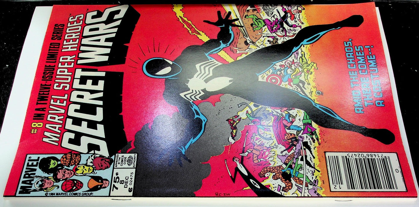 Marvel Secret Wars #8 (1984) NM Newsstand KEY Venom 1st Black Suit Spider-Man PC