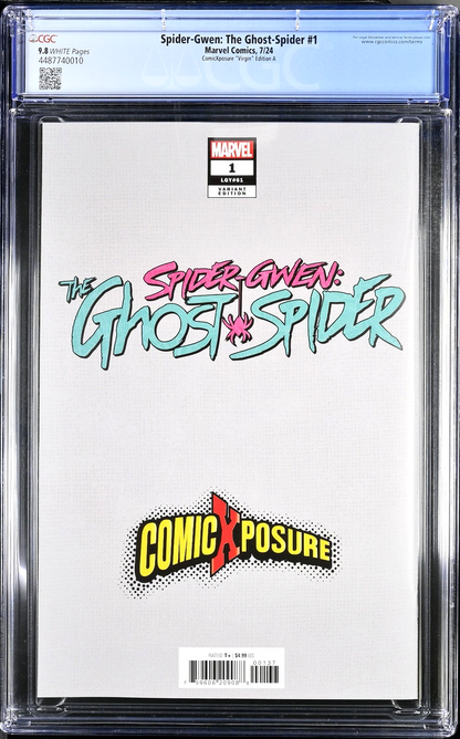 Spider-Gwen The Ghost-Spider #1 (2024) CGC 9.8 ComicXposure Greg Horn Virgin A