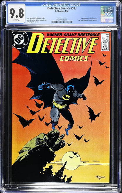 Detective Comics #583 (1988) CGC 9.8 KEY 1st Scarface Ventriloquist 4707705001