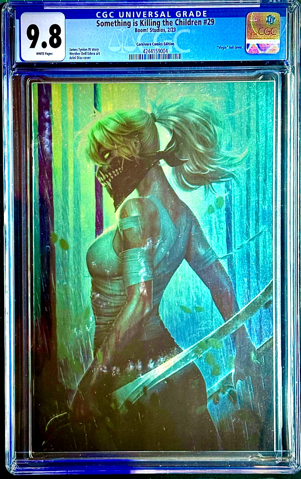 Something is Killing the Children #29 (2023) CGC 9.8 NM/MT Diaz Virgin Foil LTD