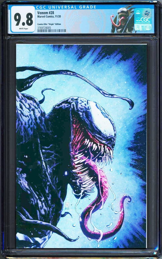 Venom #28 (2020) CGC 9.8 NM/MT White LGY 193 Comics Elite Giangiordano Virgin