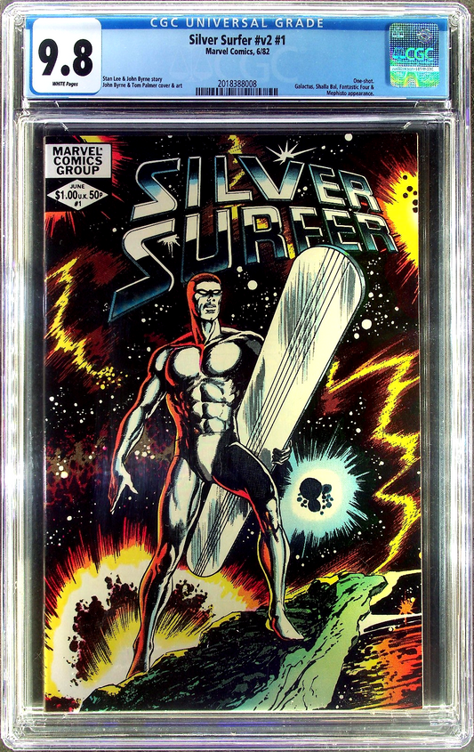 Silver Surfer #1 (1982) CGC 9.8 NM/MT WHITE One Shot John Byrne Iconic Cover