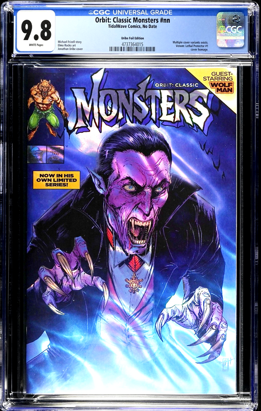 Orbit Classic Monsters (2026) CGC 9.8 Dracula Foil Venom Lethal Protector LTD 20