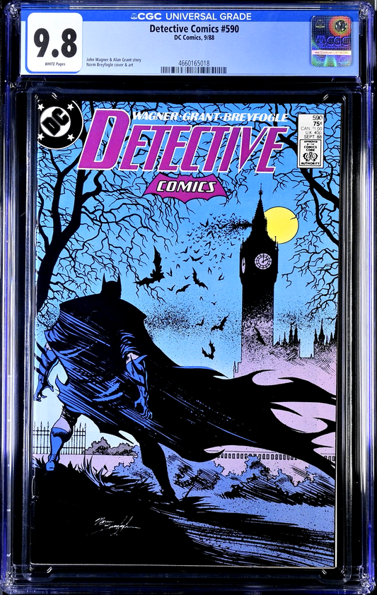 Detective Comics #590 (1988) CGC 9.8 NM/MT WHITE Iconic Breyfogle Cover