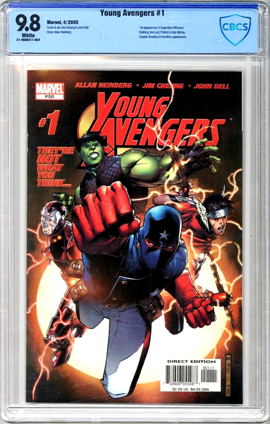 Young Avengers #1 (2005) CBCS 9.8 NM/MT White Pages 1st Kate Bishop
