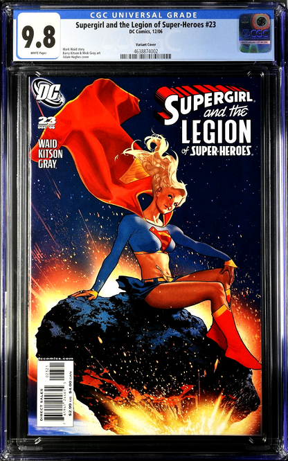 Supergirl Legion of Super Heroes #23 (2006) CGC 9.8 LTD 1:10 Adam Hughes RARE PC