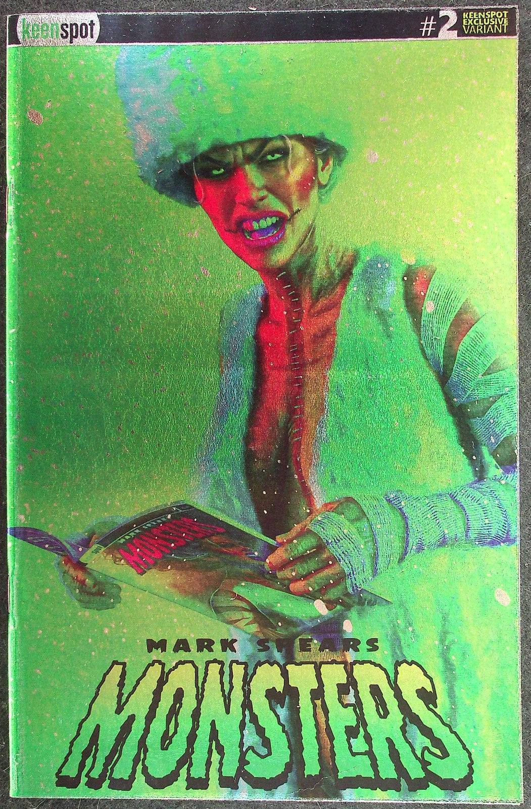 Mark Spears Monsters #2 (2024) Bride of Frankenstein HoloFoil Cover J LTD 30