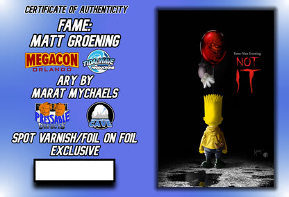 Fame: Matt Groening (2026) CGC 9.8 MegaCon Mychaels Spot Foil Simpsons Krusty IT