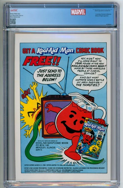 Daredevil #196 (1983) CGC 9.8 NM/MT WHITE Newsstand Wolverine Custom Label