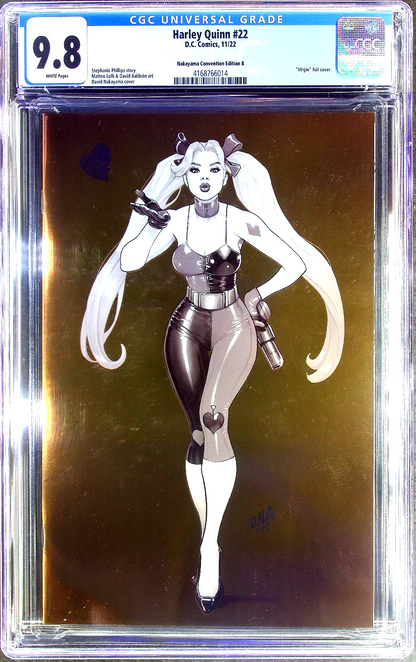 Harley Quinn #22 (2022) CGC 9.8 NM/MT Nakayama Virgin Gold Foil NYCC Edition B