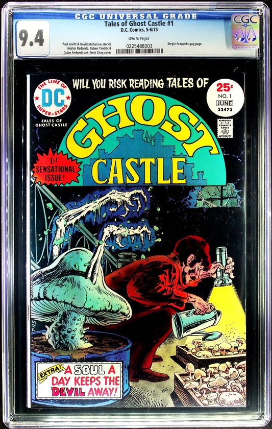 Tales of Ghost Castle #1 (1975) CGC 9.4 NM Palace Dream Sandman 1st Full Lucien