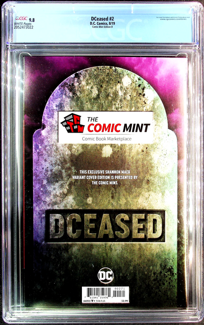DCeased #2 (2019) CGC 9.8 Comic Mint Shannon Maer Virgin Zombie Wonder Woman B