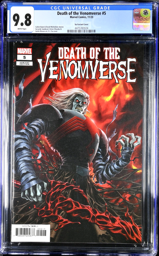 Death of the Venomverse #5 (2023) CGC 9.8 NM/MT Su Cover Retailer Incentive 1:50