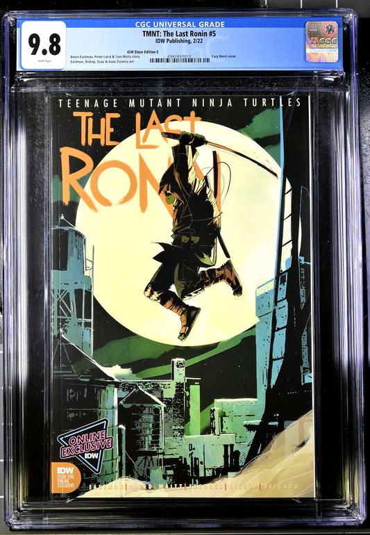 TMNT: The Last Ronin #5 (2022) CGC 9.8 NM/MT White Pages IDW Store Edition E