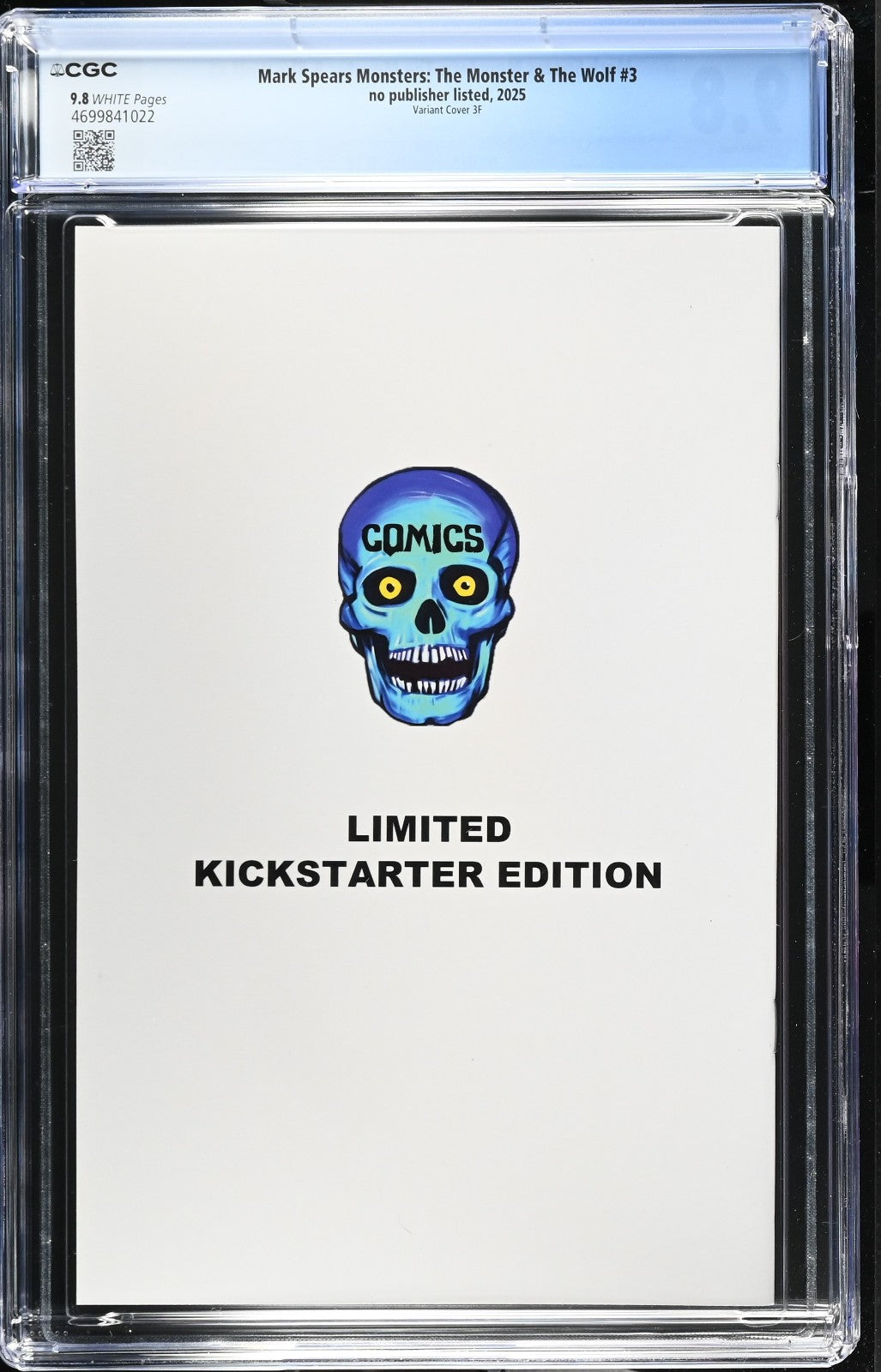 Mark Spears Monster & The Wolf #3 (2025) CGC 9.8 Kickstarter 3F Madhatter Teacup
