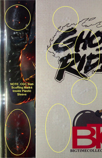 Ghost Rider #1 (2022) CGC 9.8 NM/MT Lucio Parrillo Virgin BTC WhatNot Exclusive