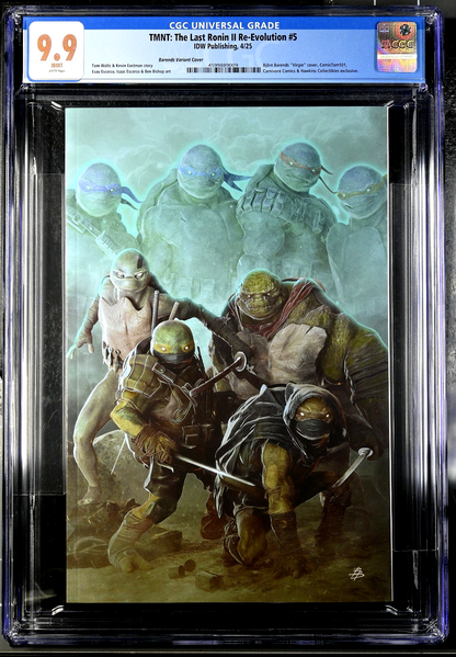 TMNT: The Last Ronin II Re-Evolution #5 (2025) CGC 9.9 MINT Barends Virgin
