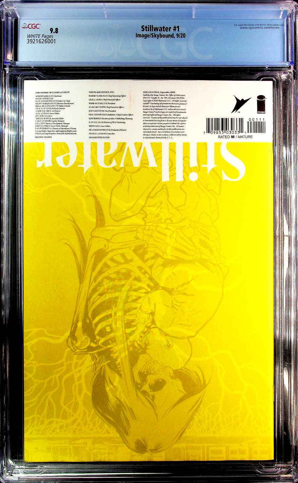 Stillwater #1 (2020) CGC 9.8 NM/MT White Pages 1st Print Ramon Perez Cover A