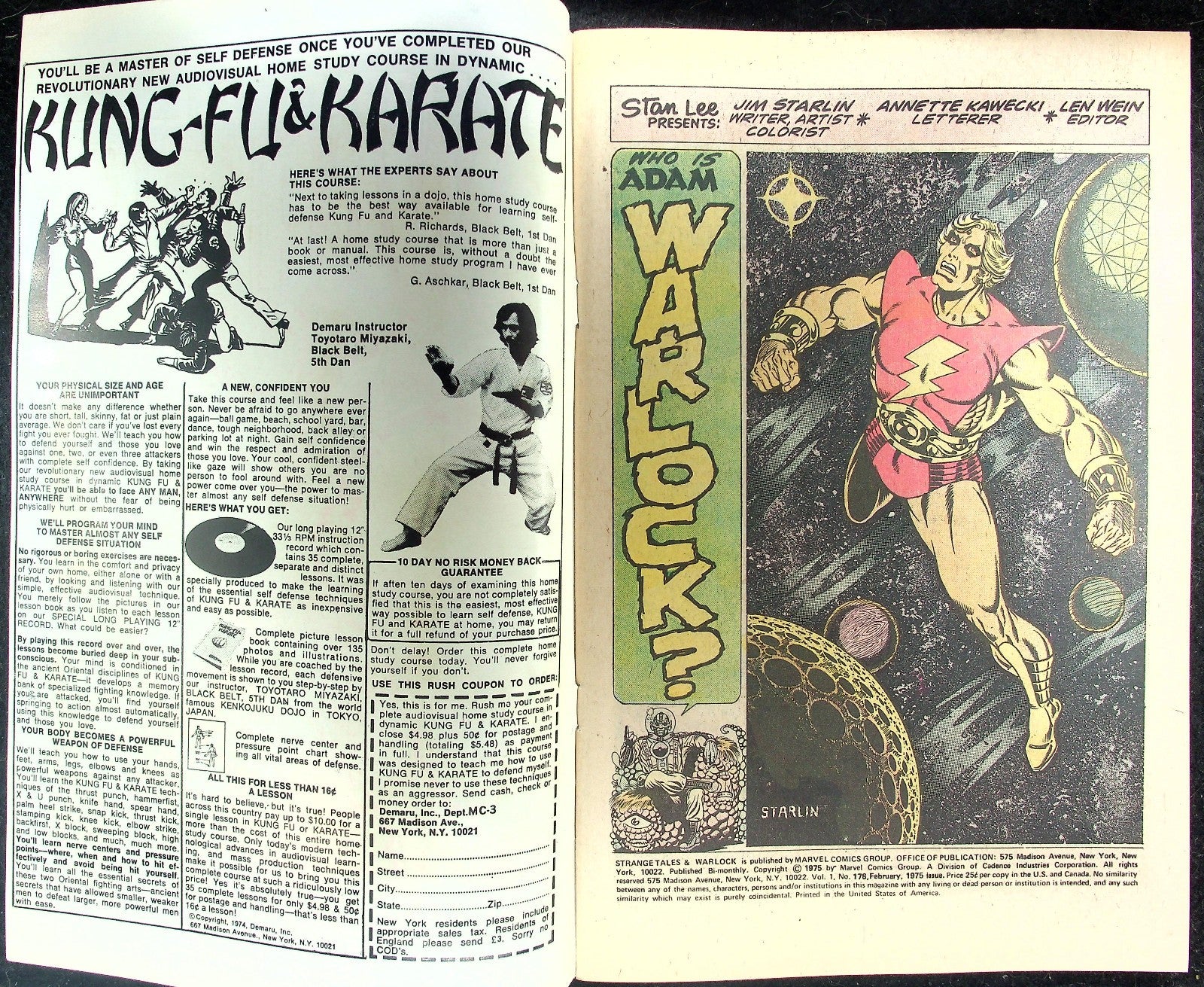 Strange Tales #178 179 180 181 (1975) Warlock KEYS 1st Magus, Gamora & Pip Troll