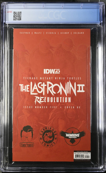 TMNT: The Last Ronin II Re-Evolution #5 (2025) CGC 9.9 MINT Barends Virgin