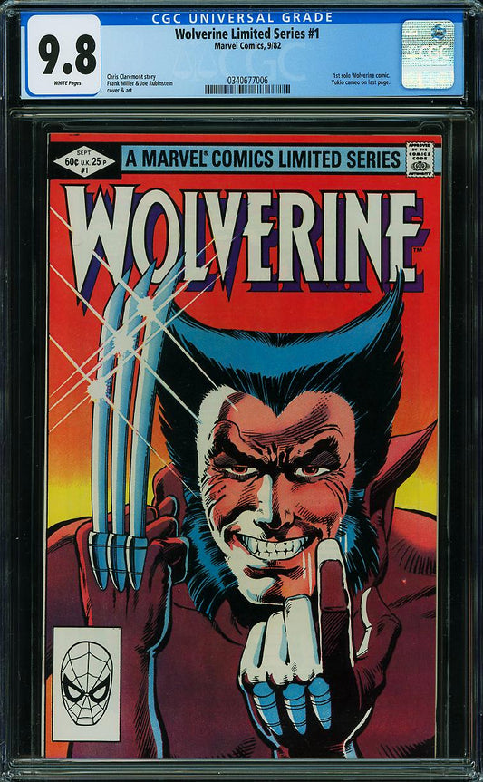 Wolverine Limited Series #1 (1982) CGC 9.8 NM/MT WHITE